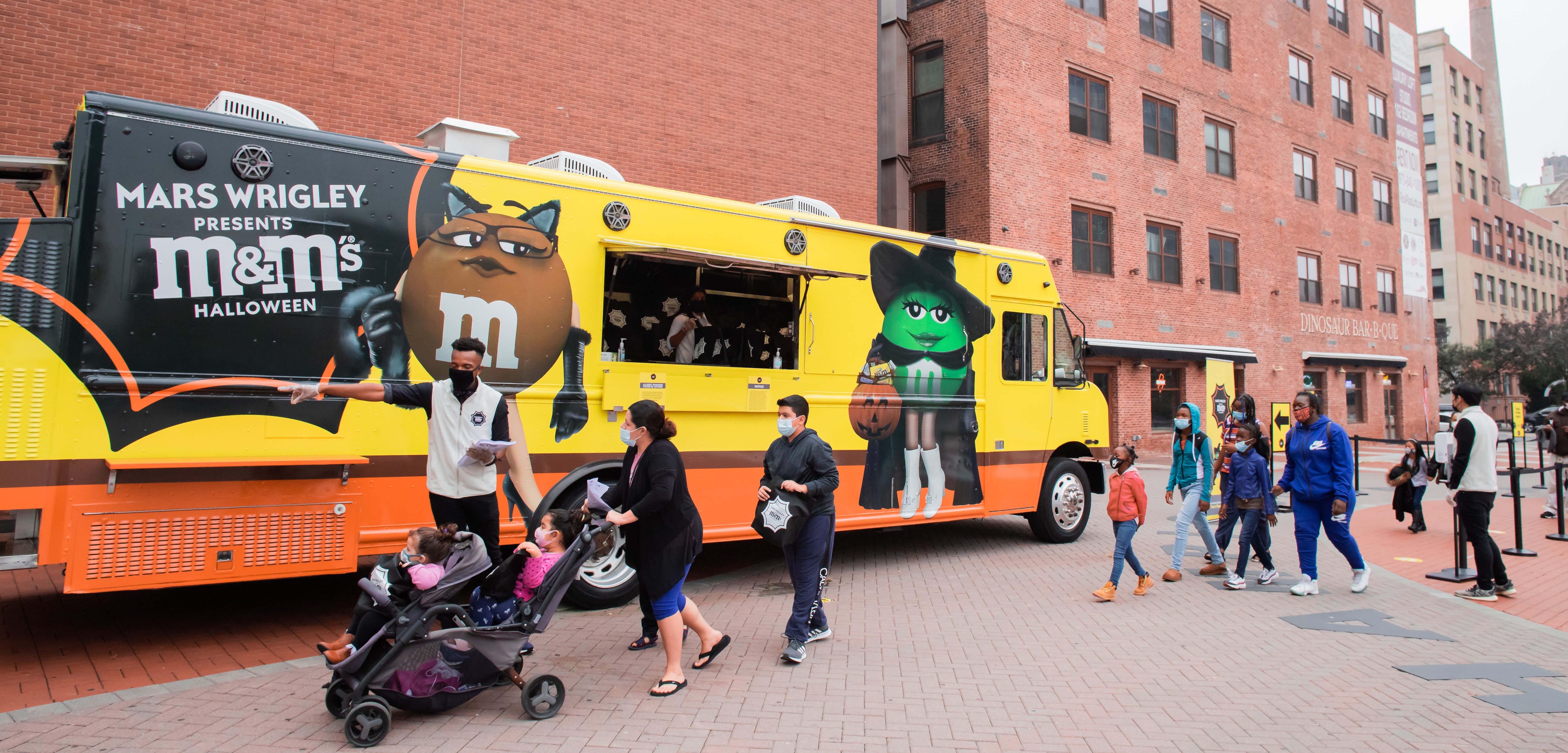 M&M’S® traveling Halloween truck.