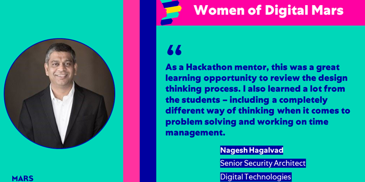 Headshot of and quote from Nagesh Hagalvad, Senior Security Architect of Digital Technologies