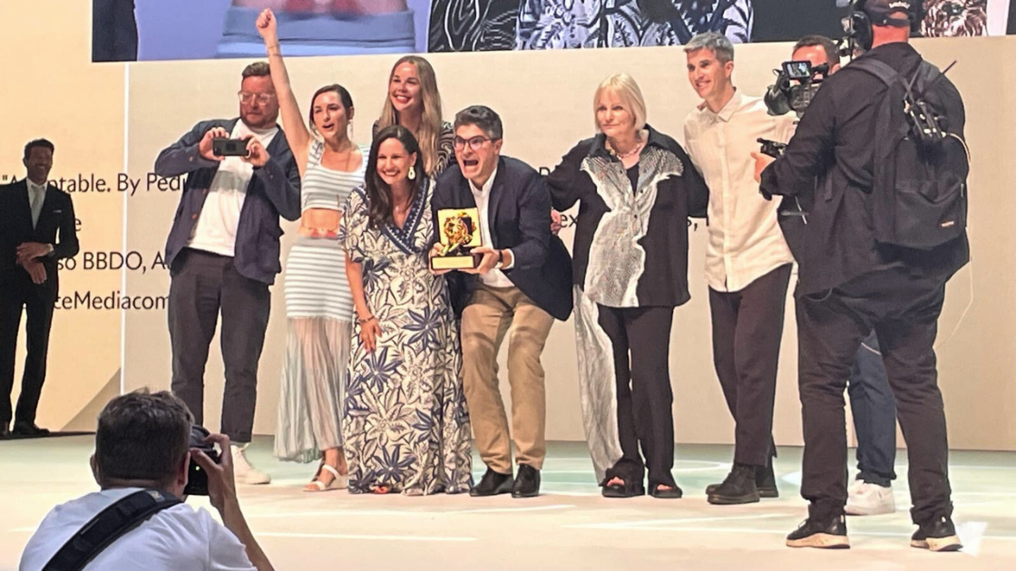 Pedigree's "Adoptable" campaign team took home a Grand Prix award at Cannes Lions