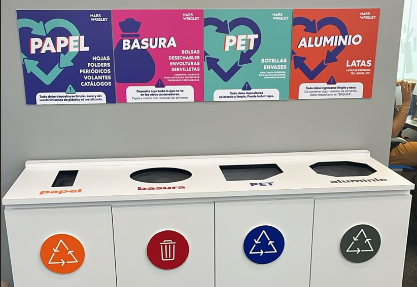 Contenedores de reciclaje