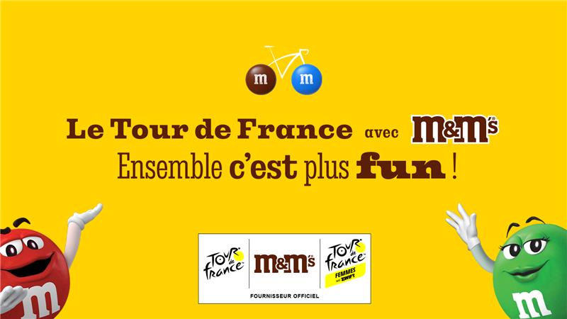 Mars Wrigley M&M'S Fournisseur Officiel Tour de France