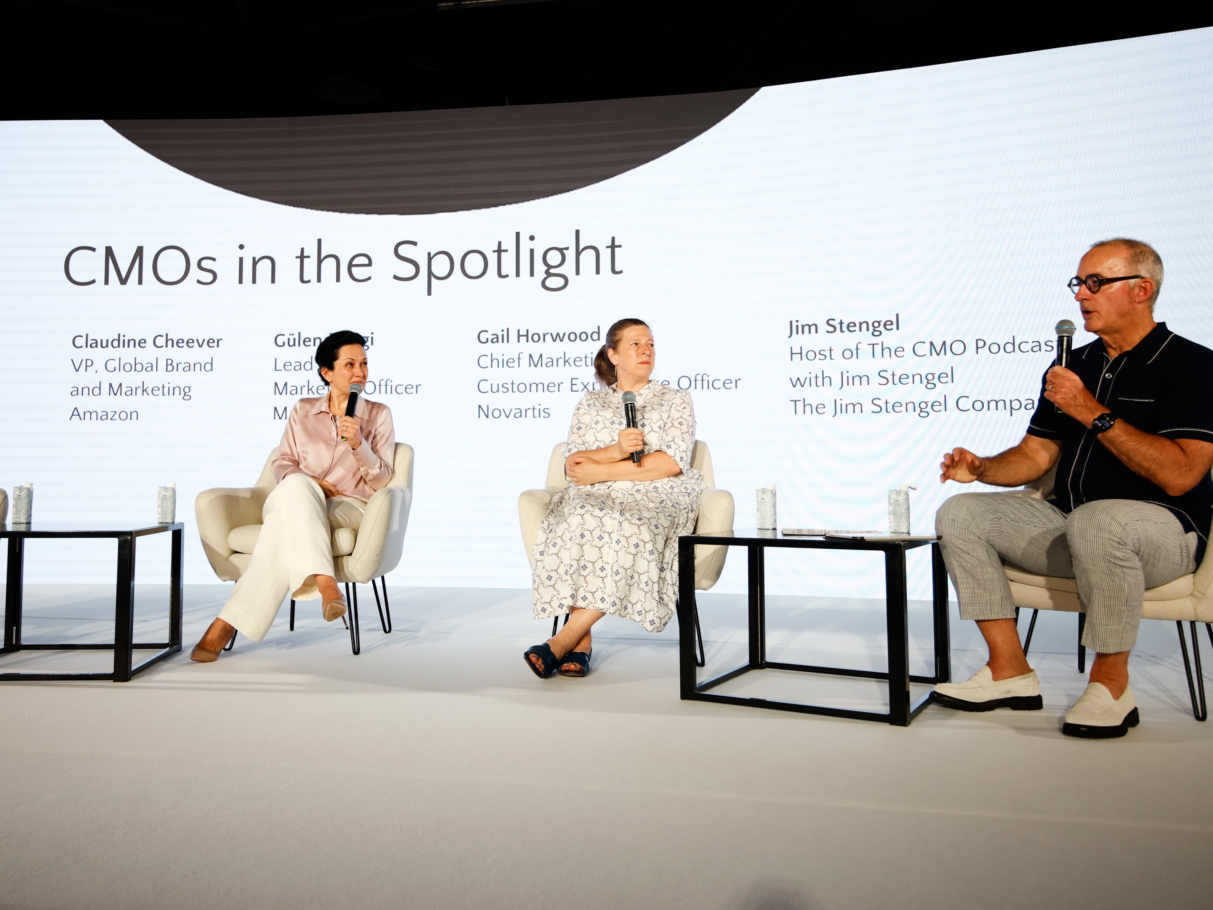 Gulen Bengi and other speakers at Cannes