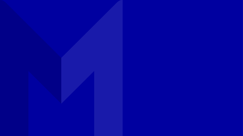 Mars blue M logo