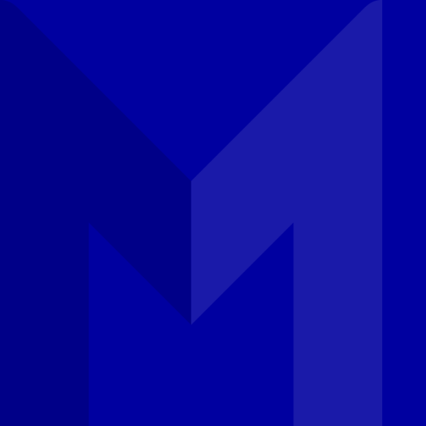 Blue Mars M symbol 