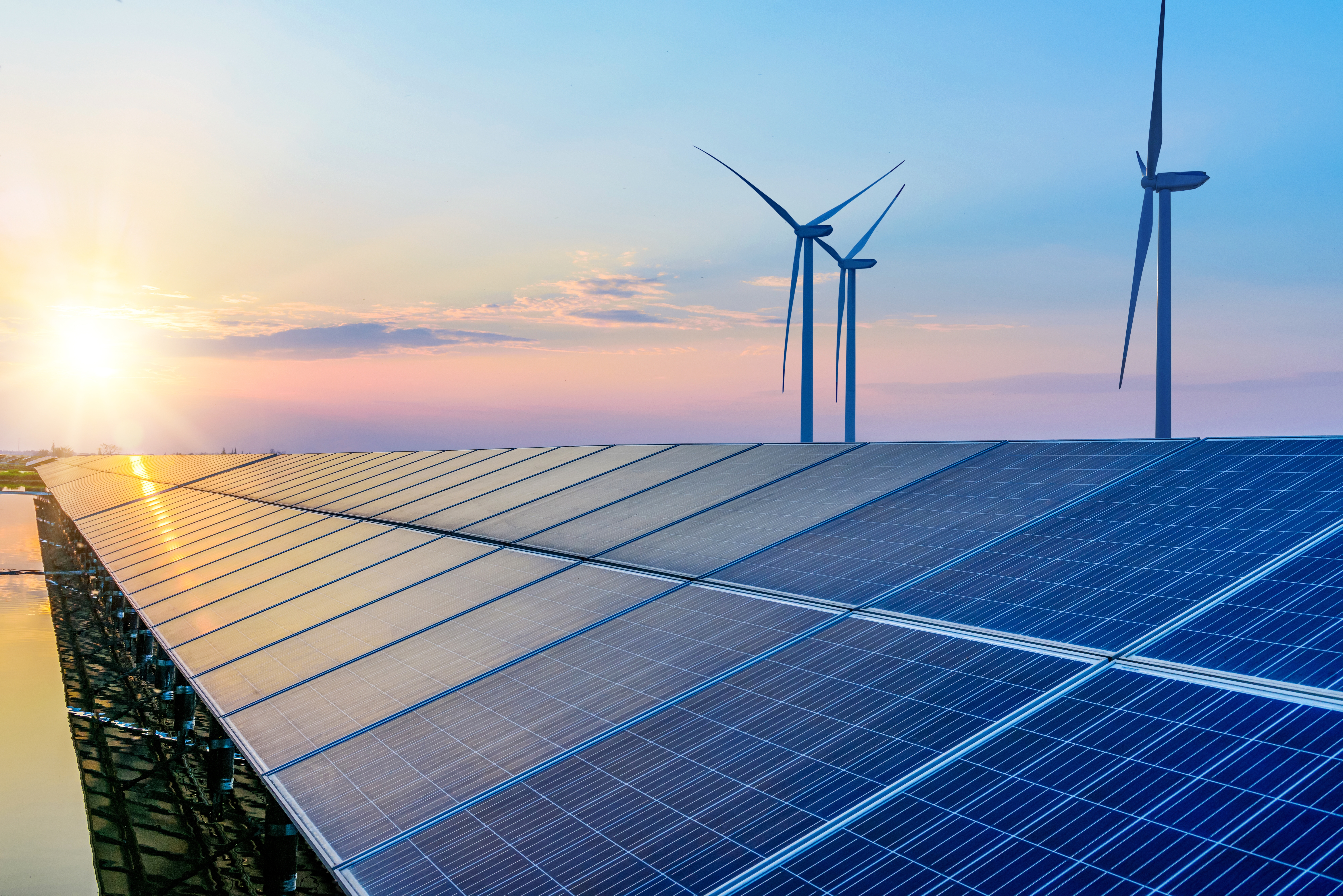 Mars Solar Panels & Wind Turbines