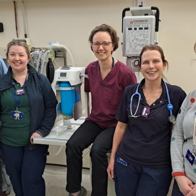 Mars Veterinary Health Associate Dr. Ellie West with colleagues
