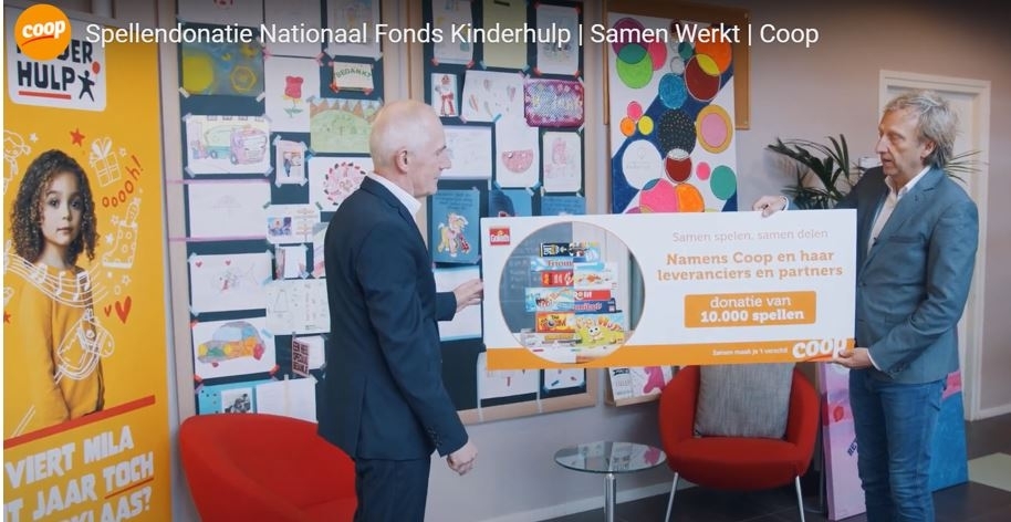 Mars steunt Nationaal Fonds Kinderhulp samen met Coop via BE-KIND