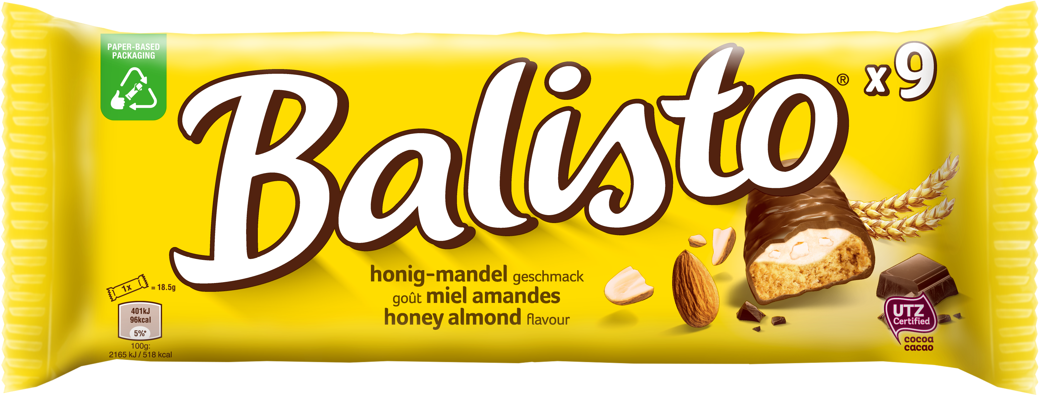 mars wrigley duitsland wikkelt balistor duurzame papieren verpakking