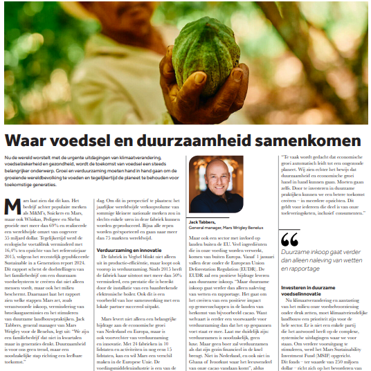 Future of food special in Financieel Dagblad