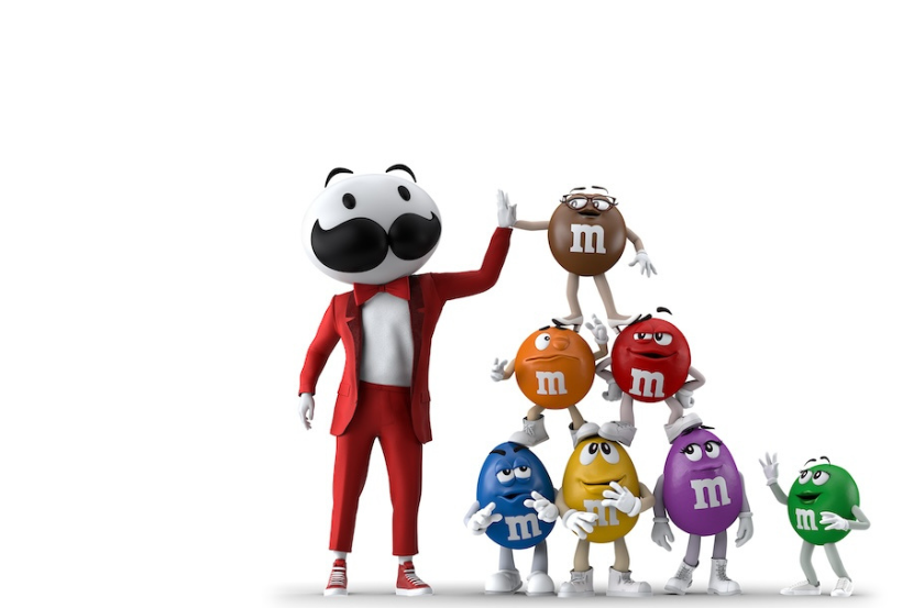 Pringles and M&M'S characters