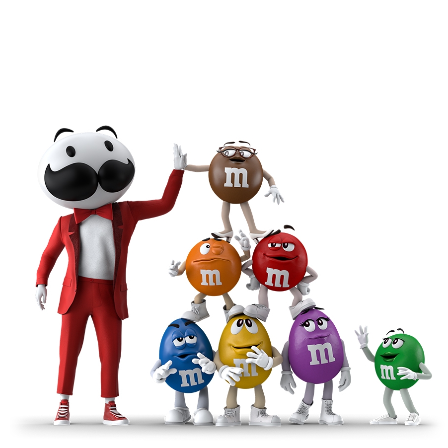 Pringles and M&M'S characters