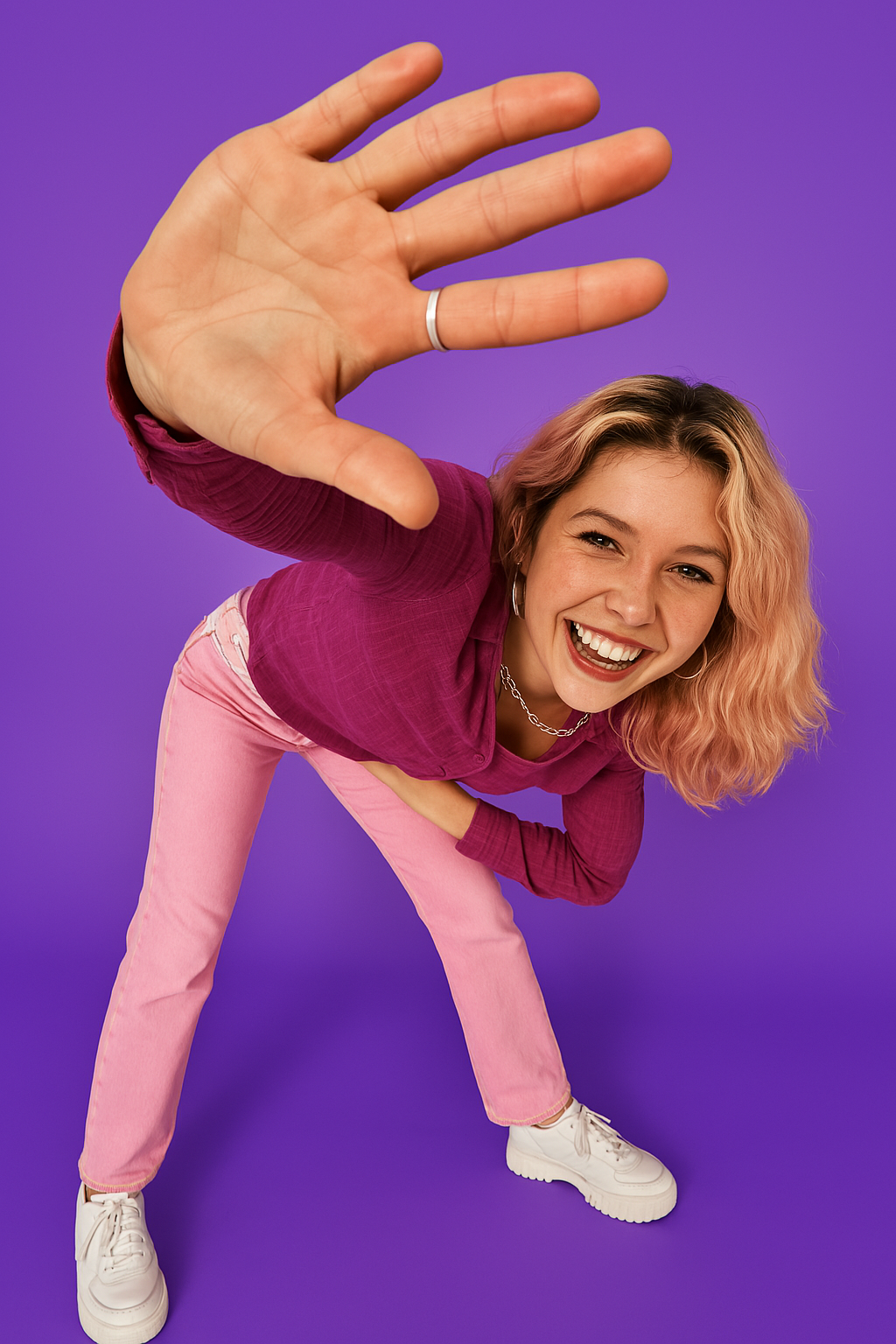 Смеющаяся девушка