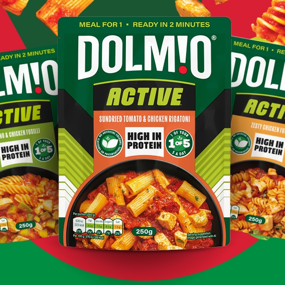 The new Dolmio Active range.
