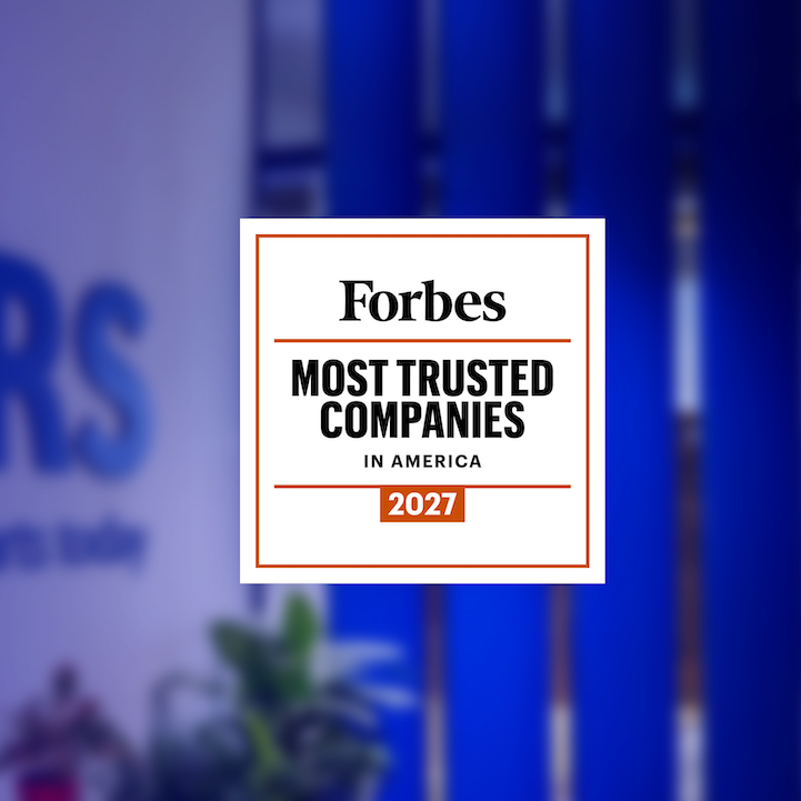 Mars and Forbes Most Trusted Companies logos.