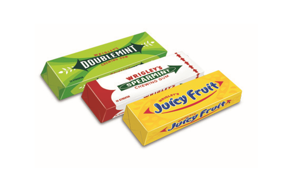Wrigleys Spearmint Doublemint JuicyFruit