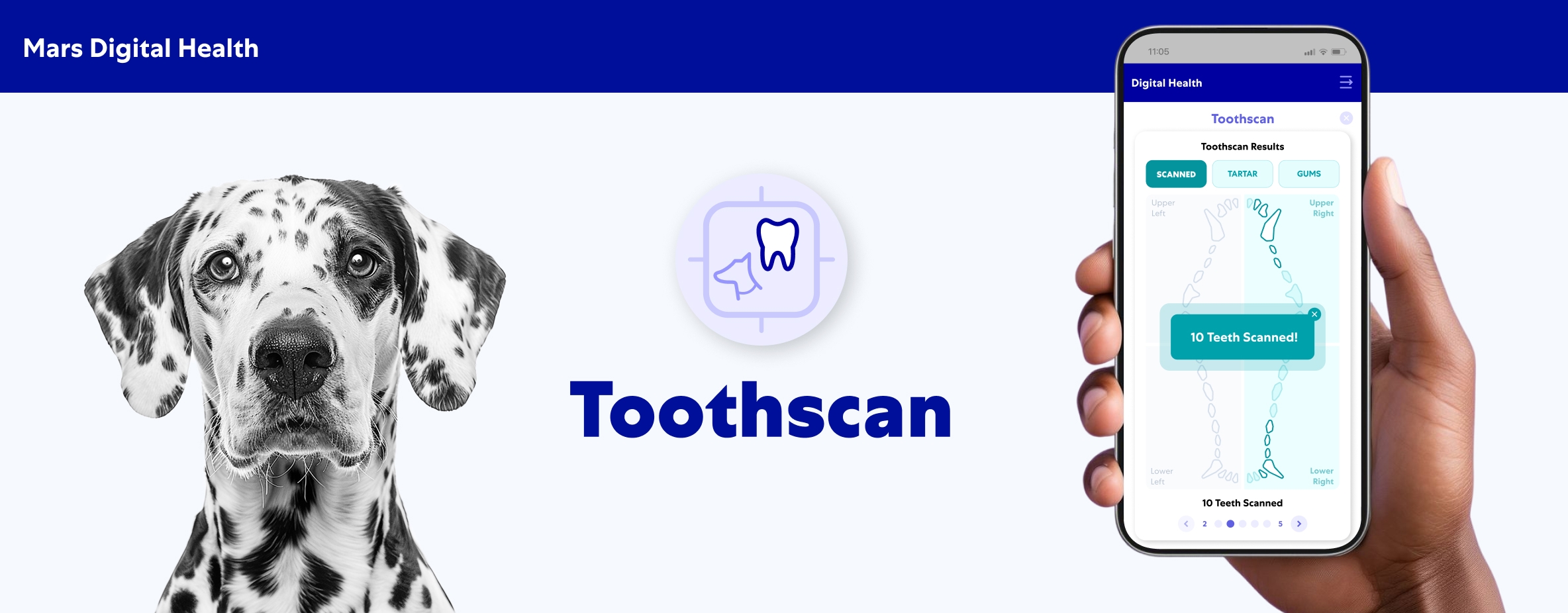 Mars.com Toothscan Masthead