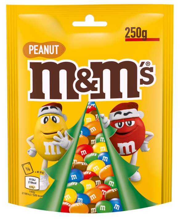 M&M'S® Peanut Xmas Design  Gramatura: 250g