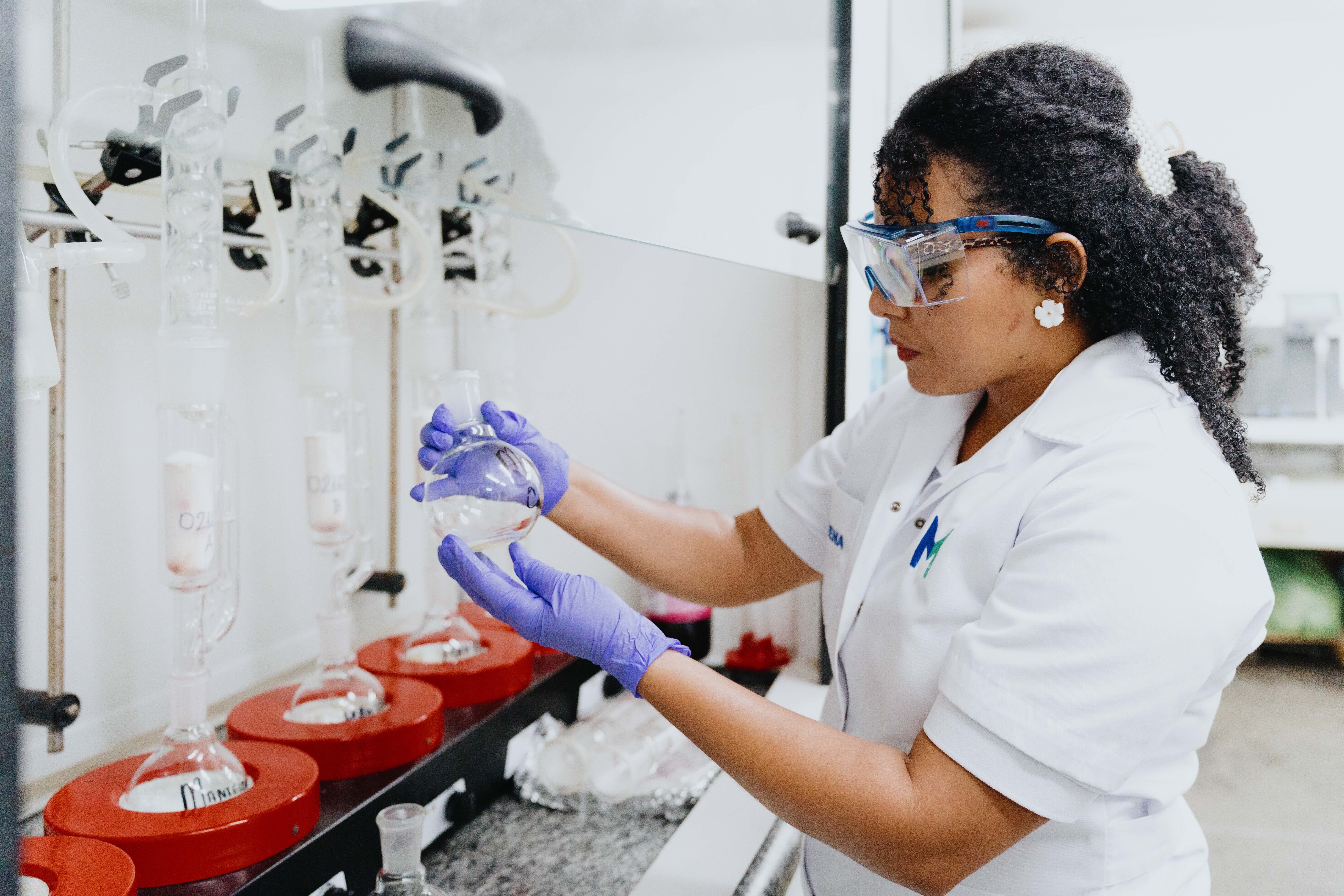 Woman scientist in lab