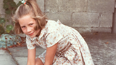 Janet Dawson as a young girl