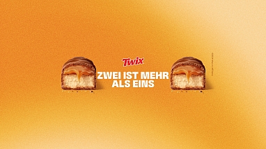 Der neue Slogan von TWIX® leutet „Zwei ist mehr als eins“ 