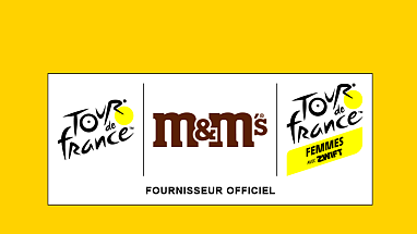 M&M's and Tour De France Logog