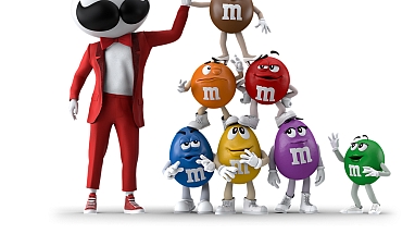Pringles and M&M'S characters