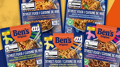 Packages of Ben's Original Street Food Noodles