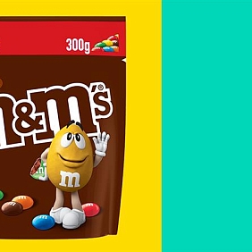Mars Wrigley M&M’s® 300g recyclable pouch.