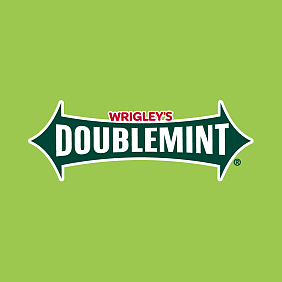 Brand logo for Mars Wrigley Doublemint chewing gum.