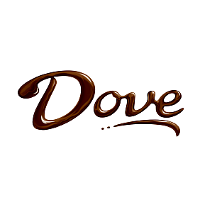 Brand logo for Mars Wrigley Dove Chocolate.