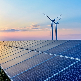 Mars Solar Panels & Wind Turbines