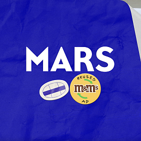 Still from a Mars reused ad