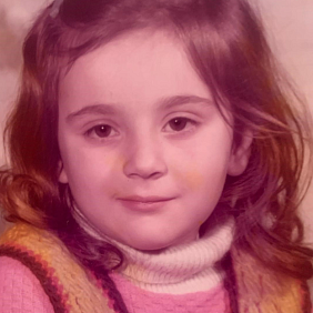 Edith DeVita as a child