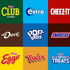 Kellanova and Mars brand logos