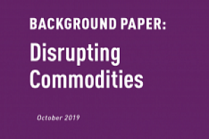 Disrupting Commodities background paper PDF cover