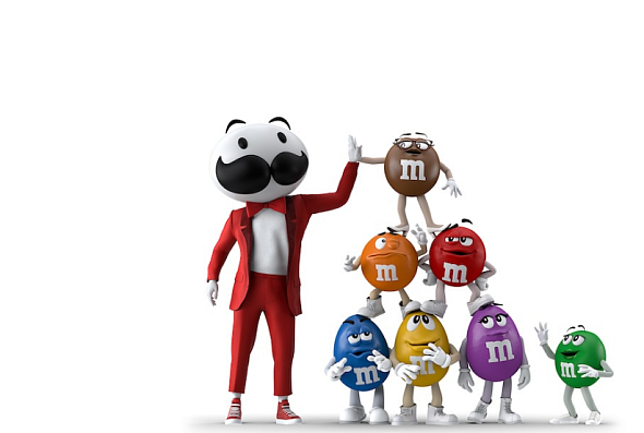 Pringles and M&M'S characters