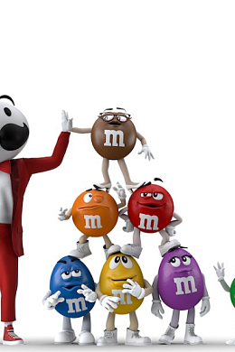 Pringles and M&M'S characters