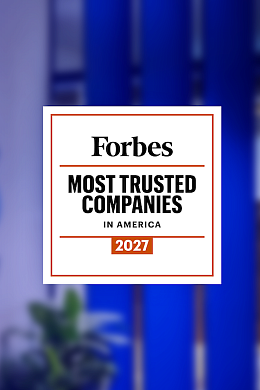 Mars and Forbes Most Trusted Companies logos.